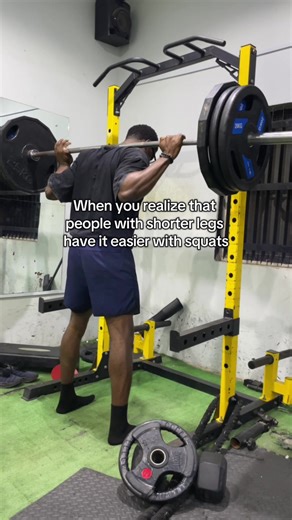 Elevated heel squats for people with longer legs. Achieve depth easily. #fyp #gym #viral #squats