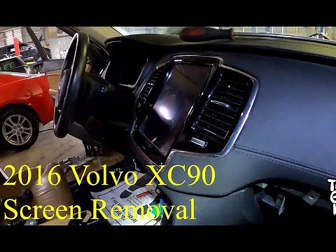 2016 Volvo XC90 screen removal