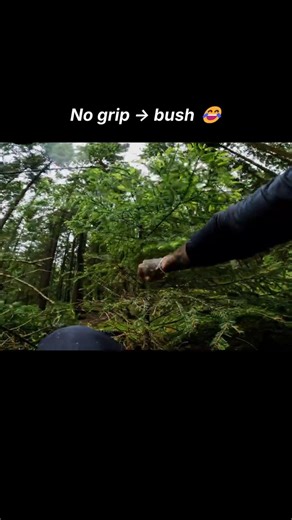 I went straight into a bush 😂 #mtb #localtrail #crash #pov #fail