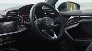 2025 Audi A3 Sportback Interior Design in District Green