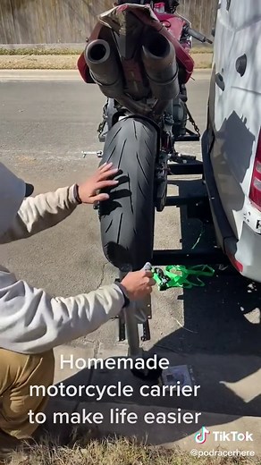 DIY Motorcycle Loading into a Van - 1 Year Old Carrier