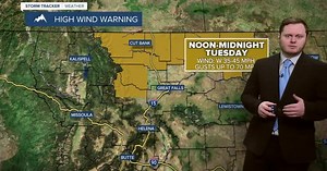 High Wind Warnings in place for our Tuesday forecast.