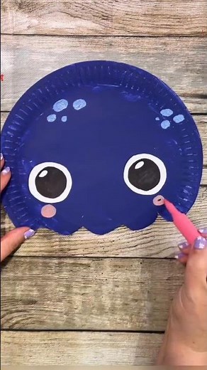 Cute Paper Plate Jellyfish Craft for Kids 🪼 Easy Ocean DIY