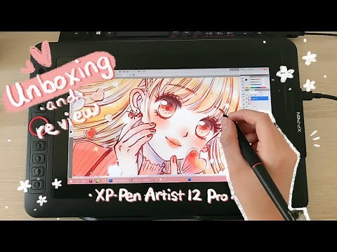 XP-Pen Artist 12 Pro Tablet : Unboxing / Review / Digital Illustration Process