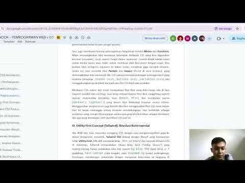 Membaca buku Pemrograman WEB BAB 4