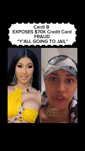 Cardi B EXPOSES $70K Credit Card FRAUD “Y’ALL GOING TO JAIL”