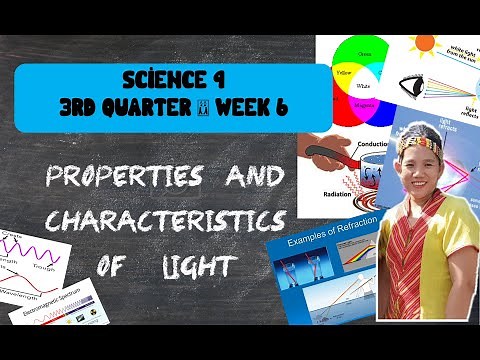 PROPERTIES AND CHARACTERISTICS OF LIGHT | Science 4 | Quarter 3 | Week 6