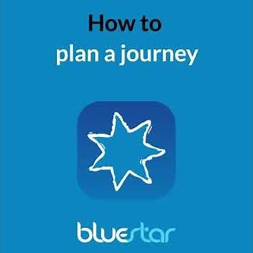 How to use the journey planner in the Bluestar app