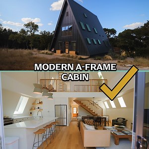 Check Out This BEAUTIFUL Aframe Cabin! | Levi Kelly