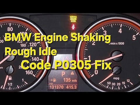 2008 BMW 328i Ignition Coil Replacement Code P0305 Misfire Fix