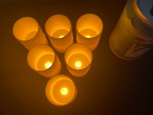 Tangled Lantern Tea Lights - Rapunzel’s Floating Lights - Six (6) Small Warm White 3D Printed Lanterns With Yellow LED Tea Light Candles - Etsy