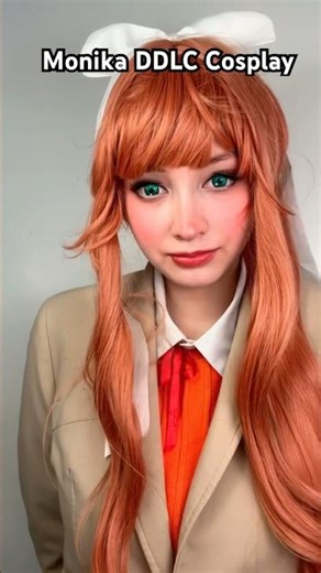 I can’t help falling in love again ❤️ (DDLC Monika Cosplay) #lovelivecosplay