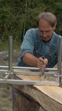 Sawing Lumber with an Alaskan Chainsaw Mill