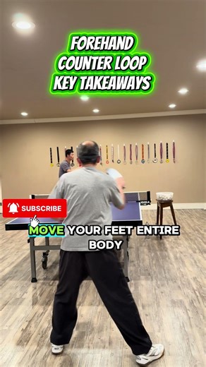 Forehand counter-loop key takeaways #shorts #tabletennis #pingpong #tutorial