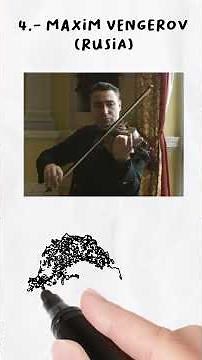 🤩The 5 best violinists today🎻, according to ChatGPT 🤖 #shorts #violinist #violin #music