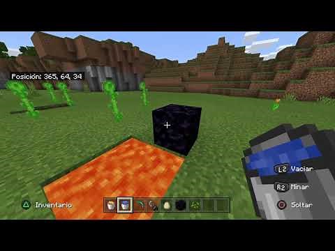 Como hacer OBSIDIANA en MINECRAFT | Videojuegos World