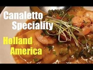 Holland America Canaletto Speciality Restaurant on Holland America Cruise Ship Noordam. #noordam