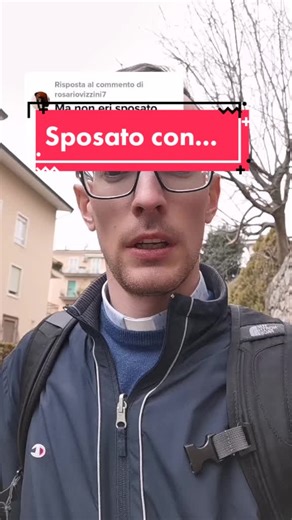 Rispondi a @rosariovizzini7 io sono celibe come Gesù è celibe. Perché ama in modo diverso le persone