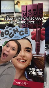 108K views · 247 reactions | Benefit is finally launching a new mascara - this hasn’t been announced anywhere yet  what are your thoughts?! Can we get a general consensus here in the comment section?! @benefitcosmetics Bad Gal BOUNCE Volumizing Mascara  | Glamzilla | Facebook
