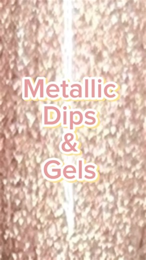 1K views · 31 reactions | A sneak peek into your metallic and classy holiday manis  Happening tonight! The way these twinkle with the tiny super shimmery chromes floating in them ✨✨✨ #sparkleandco #12dealsofsparkle2023 #dippowder #gelpolish | Sparkle & Co. Luxe Nails | Facebook