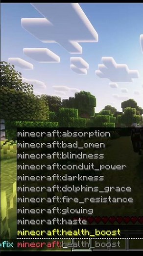 Comment avoir plus de cœurs sur minecraft sans mod ni data pack.