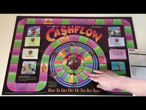 How To Play Robert Kiyosaki's Cashflow 101 - Part 1 - The Board Game / Cards / Pieces