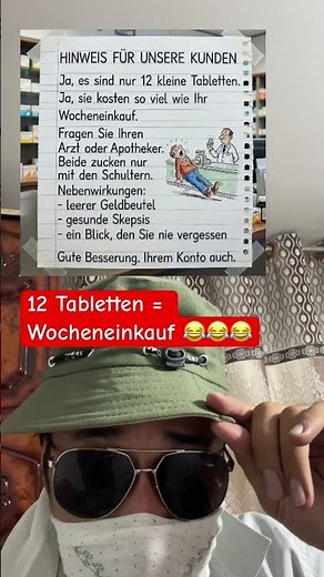 Der ehrlichste Hinweis in der deutschen Apotheke 😂