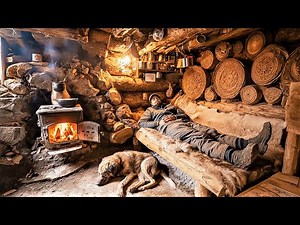 Hidden Underground Shelter Adventure | Bushcraft Survival with My Dogs