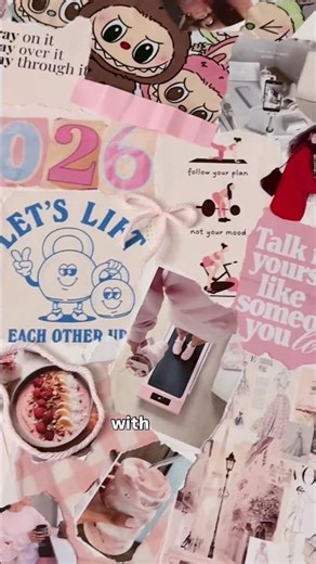 The Year Of Growth #resolution #visionboard #growth #craft #goals