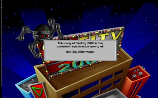 经典Dos游戏 - 模拟城市2000SimCity2000 Special Edition with 180 maps)Classic Dos Game