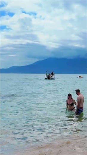 🇧🇷 Ilhabela Beach Walk 🌊 | Brazil #shorts