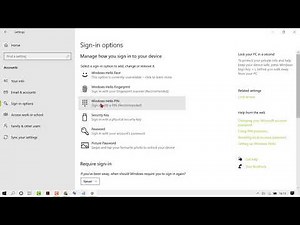 How to Add Login PIN in Windows 10