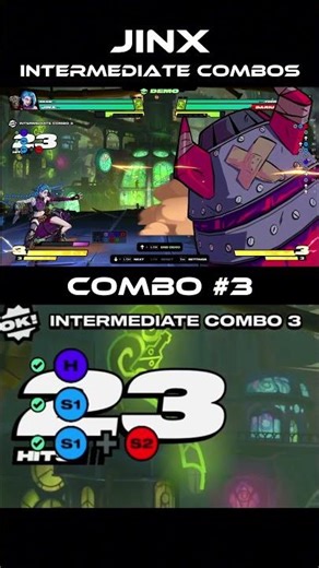 Jinx Intermediate Combos #2XKO #Guides