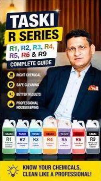 Hotel Housekeeping Chemicals Explained | TASKI R Series
