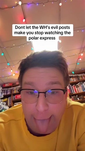 Dmitry on Instagram: "Don’t let the wannabe dicktator take away your fav Christmas movie! (MAGA scram this isn’t for you). They want you scared and to stop doing stuff you love. That’s their goal. Still watch it bc they don’t get royalties #polarexpress #christmas #nerd #memes #update"