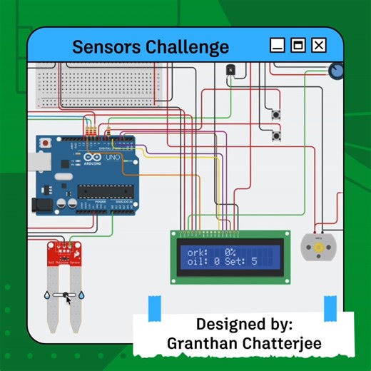 1K views · 12 reactions |  The Tinkercad Sensors Challenge brought out a great batch of creative Circuit designs! Check out our favorite entries where participants found fun ways to use a variety of sensors.  https://www.tinkercad.com/blog/tinkercad-challenge-roundup-sensors #TinkerTogether #TinkercadChallenge #TinkercadCircuits | Tinkercad | Facebook
