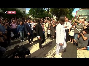 Les fans des Beatles fêtent les 50 ans de la photo d'Abbey Road