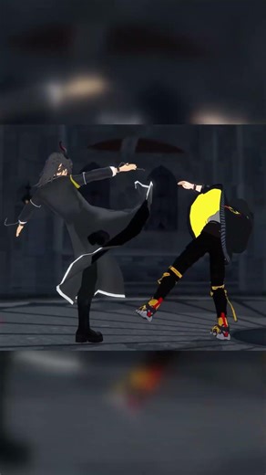 【MMD】Short Kick Combo with @venomkitagawa1664 #3danimation #mikumikudance #vtuber #mmd #fyp