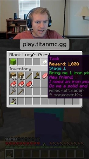 Mining quest classic prison server #classicminecraft #minecraftquest #questing #minecraftserver