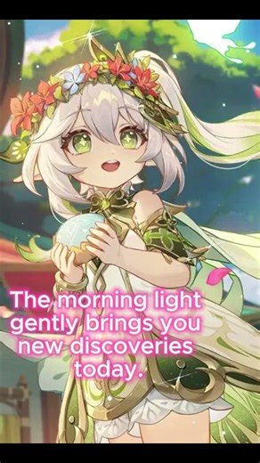 Morning Greeting ☀️ | Nahida (Genshin Impact)