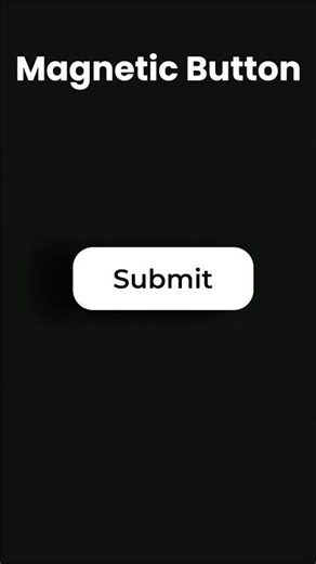 Magnetic Button #UIDesign #MicroInteraction #Animation