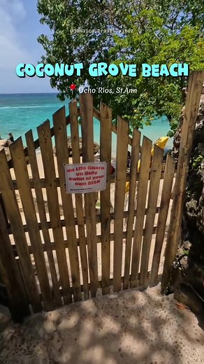 📍Coconut Grove Beach - Ocho Rios, St.Ann 🇯🇲⛱️ Need a nice quiet, secluded beach to chill out at? Then you can give this one a look at. Coconut Grove Beach is located in Ochi Town at the Coconut Grove plaza. It's 300 JMD for entry so it's pretty affordable. It's overall a decent beach. Thanks @First View Excursions for introducing me to this spot.