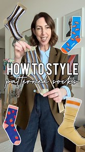 45K views · 192 reactions | I’ve got many thoughts on socks and many ways to inspire you to style them, so I figured why not start a SOCK SERIES! 罹 Episode One ~ styling a patterned sock using my Building Blocks method. I hope this is helpful! Let me know! Xx The Fit: Socks @habbot Loafers @therow Jeans @alpha60thelabel Shirt @riand28.london Blazer @arketofficial Bag @oroton ️ socks and loafers. Patterned socks. Shoes and socks. Sock fashion. | Styled by Sally | Facebook