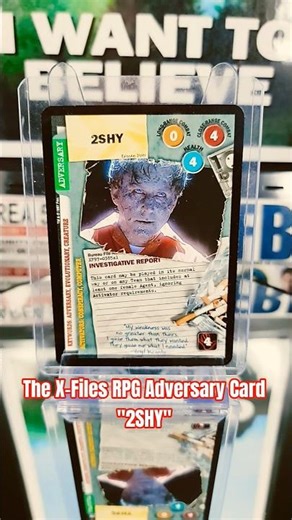 The X-Files RPG Adversary Card "2SHY"