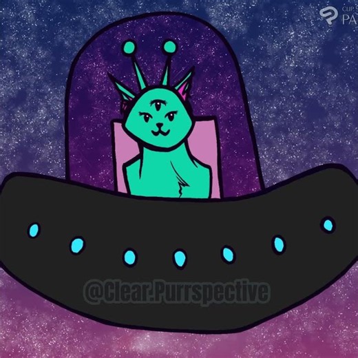 drawing timelapse - space kitty