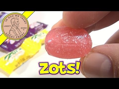 Zotz Grape & Lemon Fizzing Hard Candy - Cut Open For A Fizzy Demo YouTube Kids Toy Video Reviews