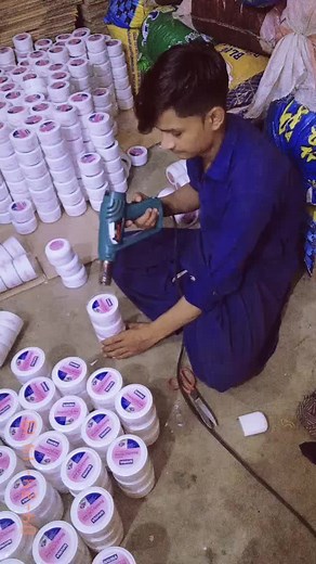 Using Heat Gun for Craft Projects in a Stockroom