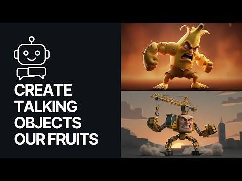 How To Create Talking Objects Our Fruits Using AI FOR FREE? 🤖