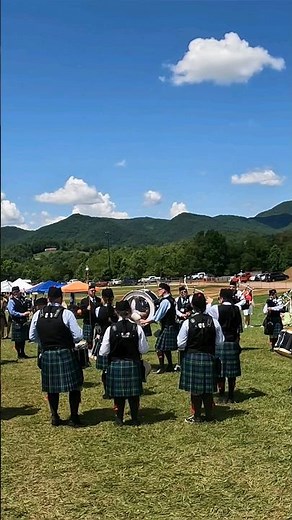 Amazing Grace Bagpipes and Drums| 2024 Smoky Mountain Scottish Festival #bagpipes #scottishheritage