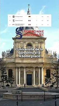 🚨 3 universités françaises font partie des 100 meilleures universités du monde en 2025 #actu #info